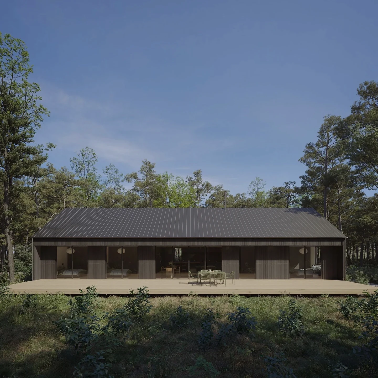 DEN L Barnhouse prefab home exterior