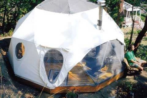 Pacific Domes 16 ft dome home exterior