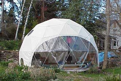Pacific Domes 20 ft dome home exterior
