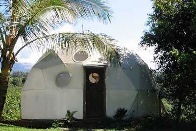 Pacific Domes 24 ft dome home exterior
