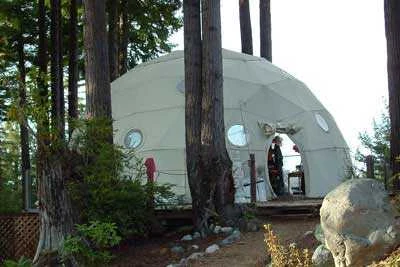 Pacific Domes 30 ft dome home exterior