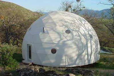 Pacific Domes 36 ft dome home exterior