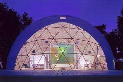 Pacific Domes 44 ft dome home exterior