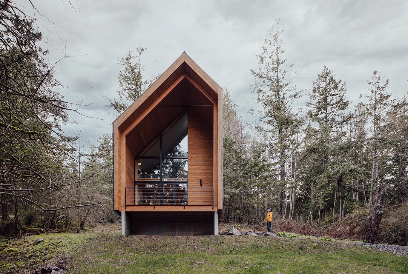 The Backcountry Hut Company System 02 prefab cabin glazing