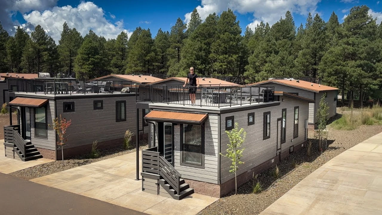 Inside the 800 Sq Ft Prefab Home with a Rooftop Deck!!, tour by Kerry Tarnow