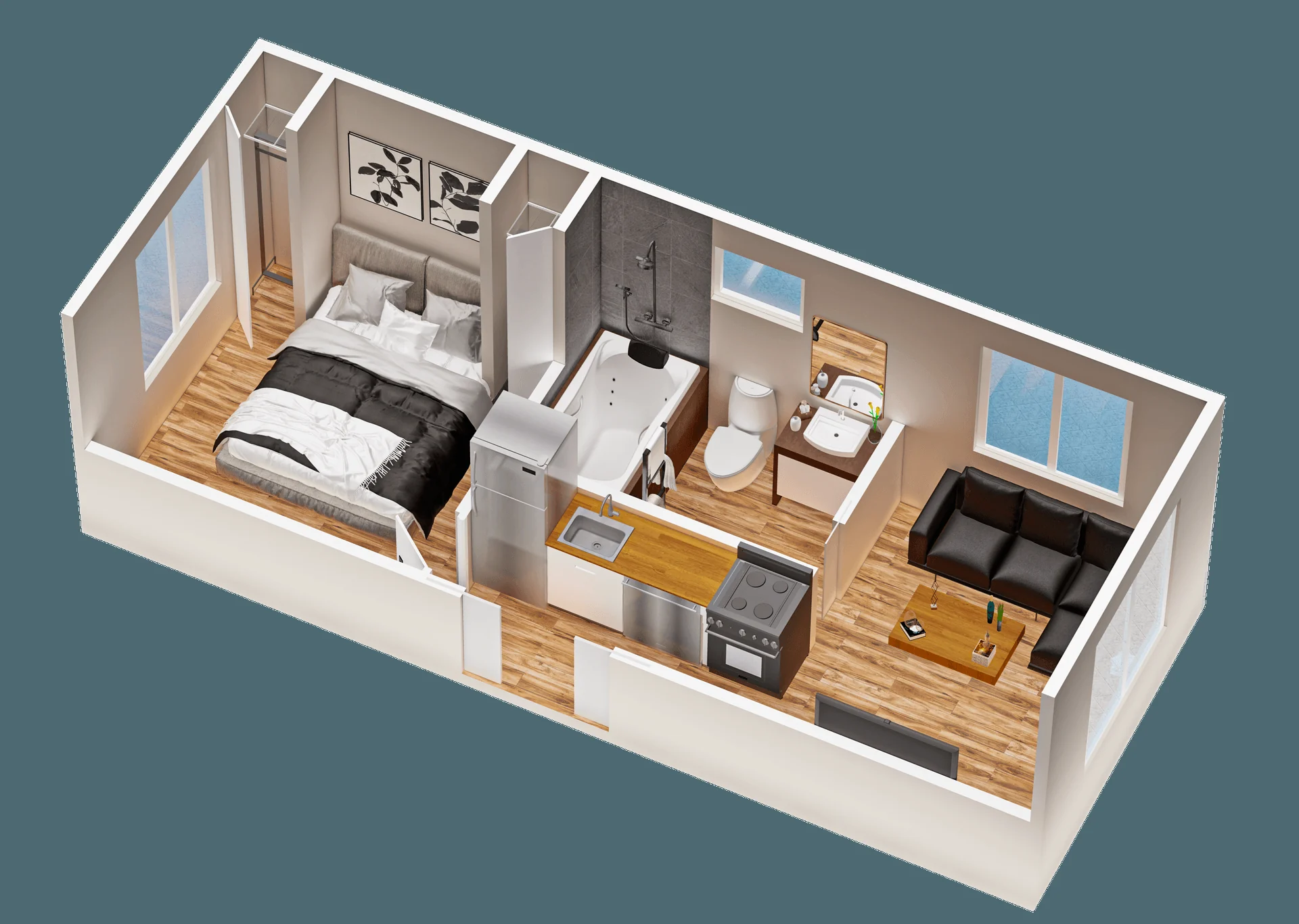 Official design rendering of 300 Series by Cocoon Homes