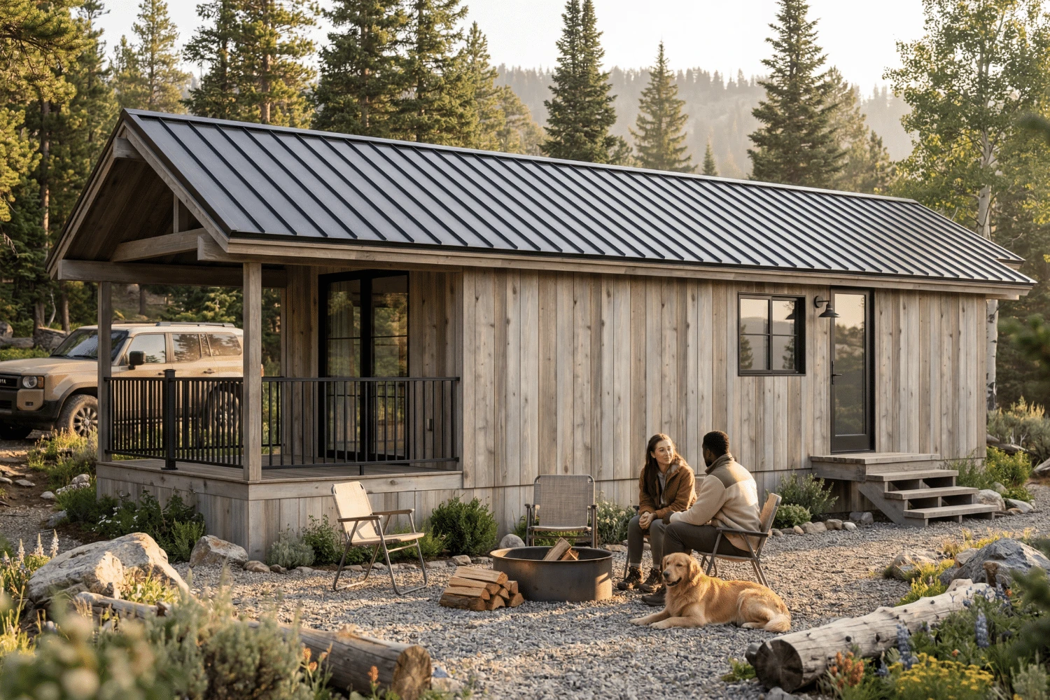 Zook Cabins The Denali prefab home exterior