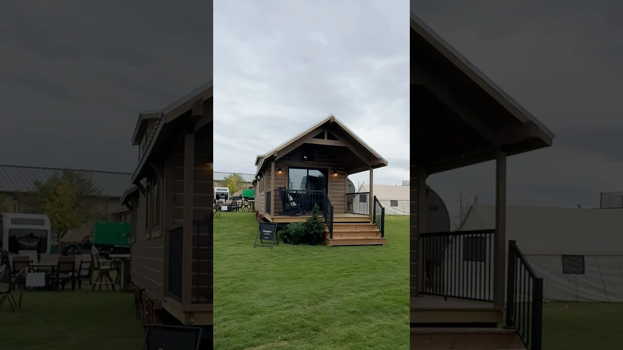 Touring a 400 square foot Prefab Cottage with a Rustic Look!, tour by Kerry Tarnow