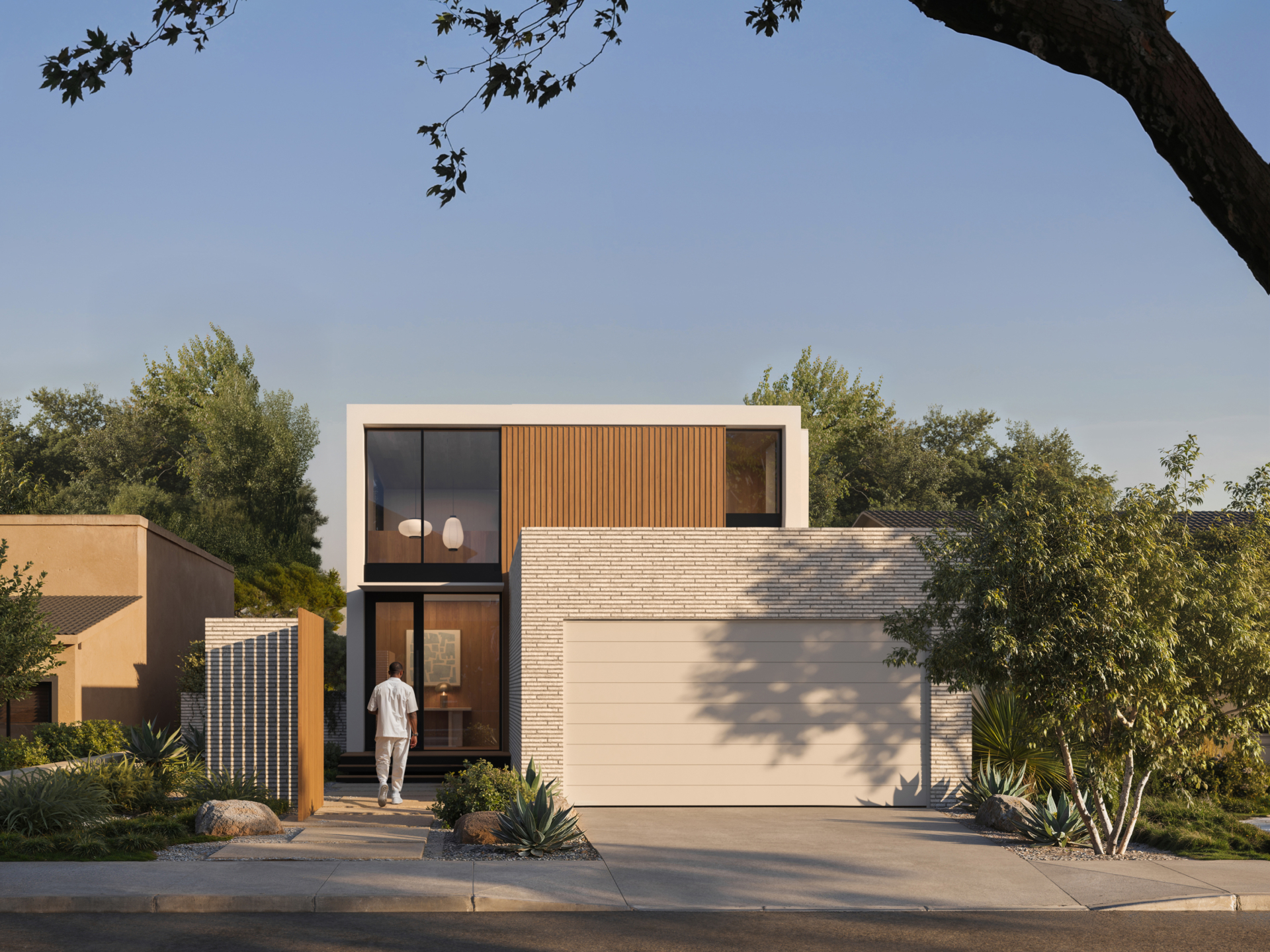 MR 2500 exterior design rendering, published by Marmol Radziner