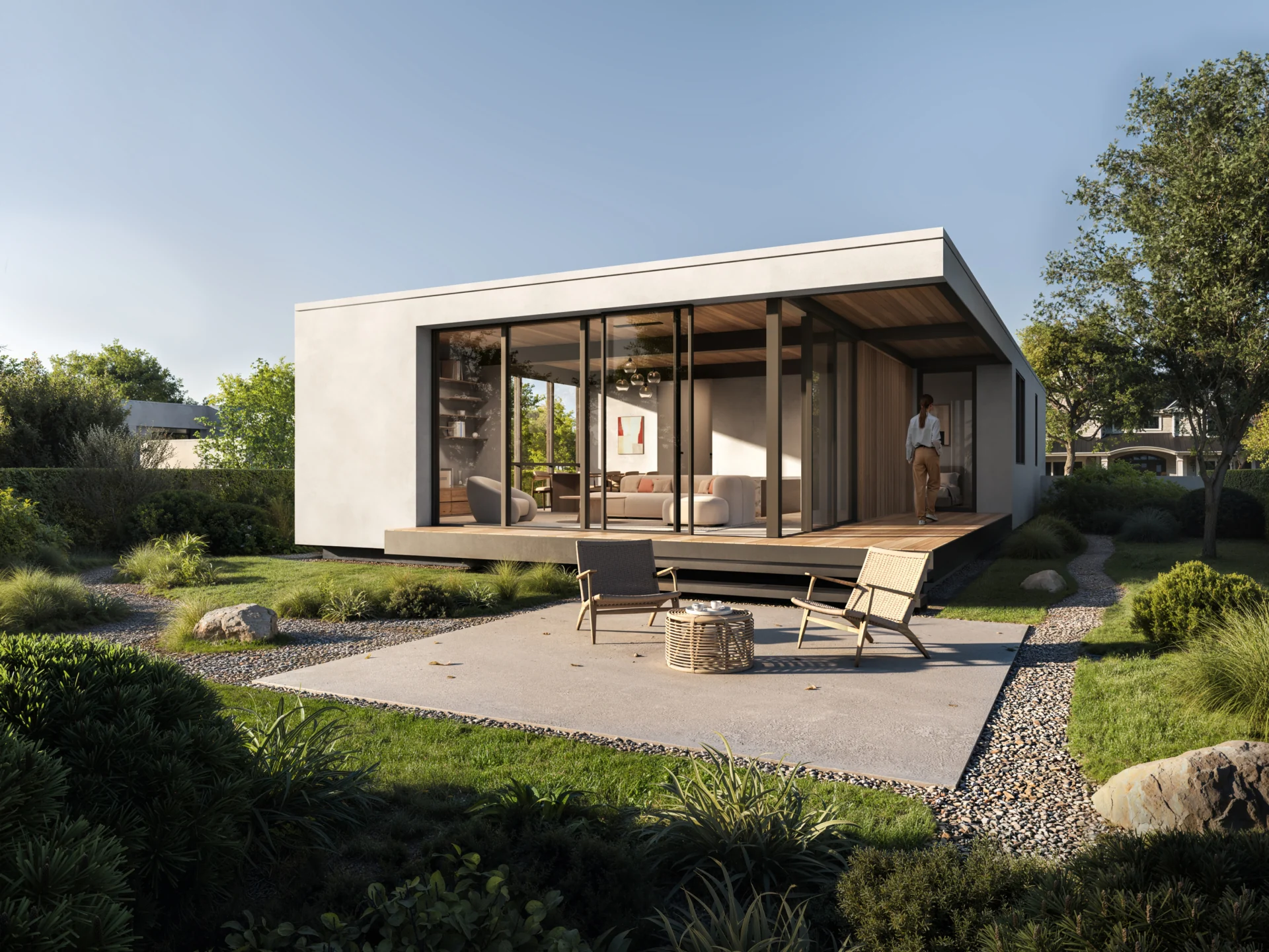 Official design rendering of MR 1700 by Marmol Radziner