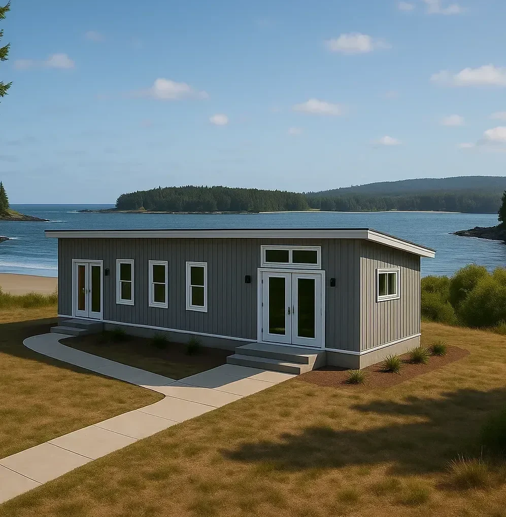 Official design rendering of Tofino by Mint Tiny House Co.