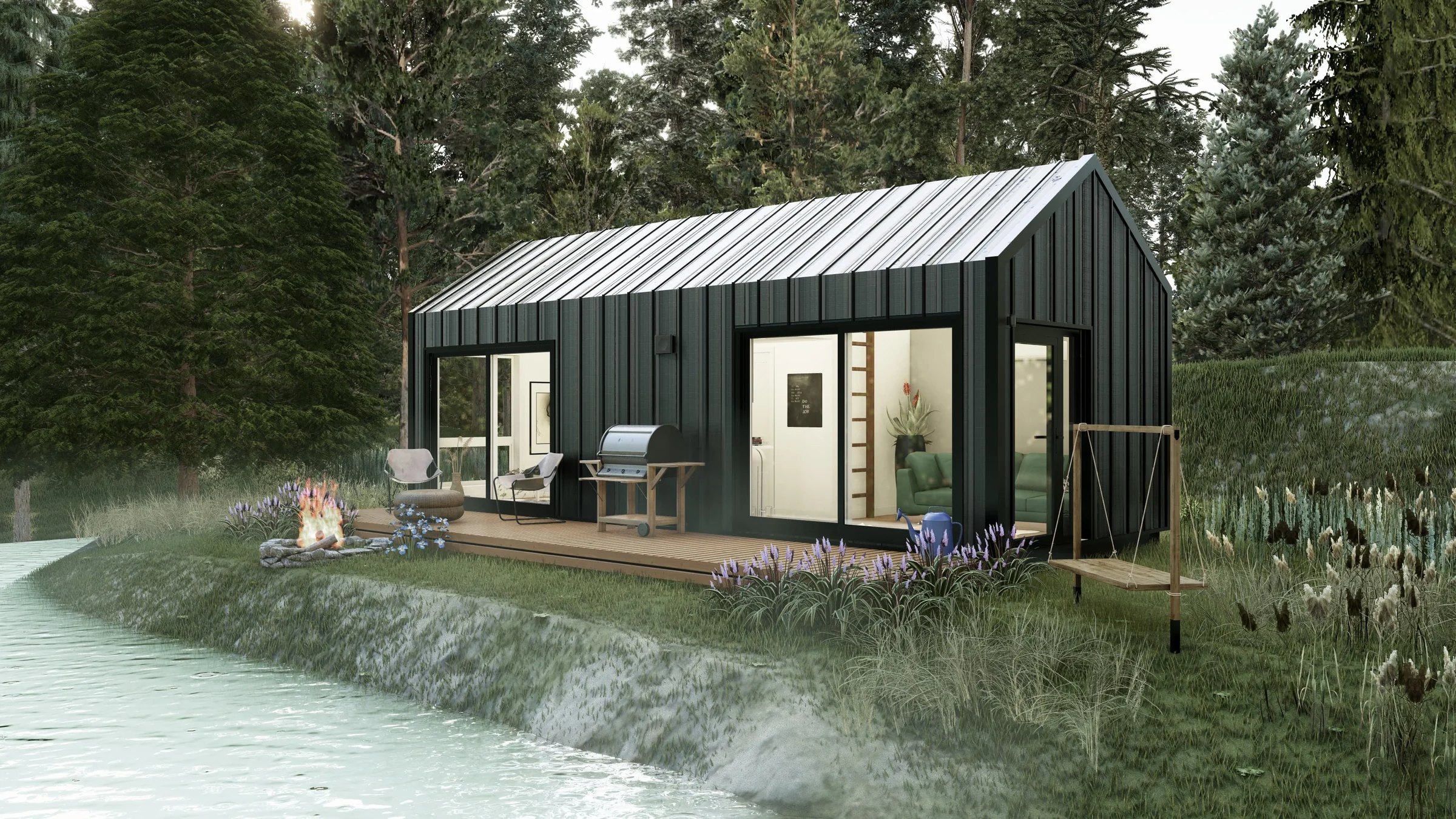 Official design rendering of Mod One by Modern Modular