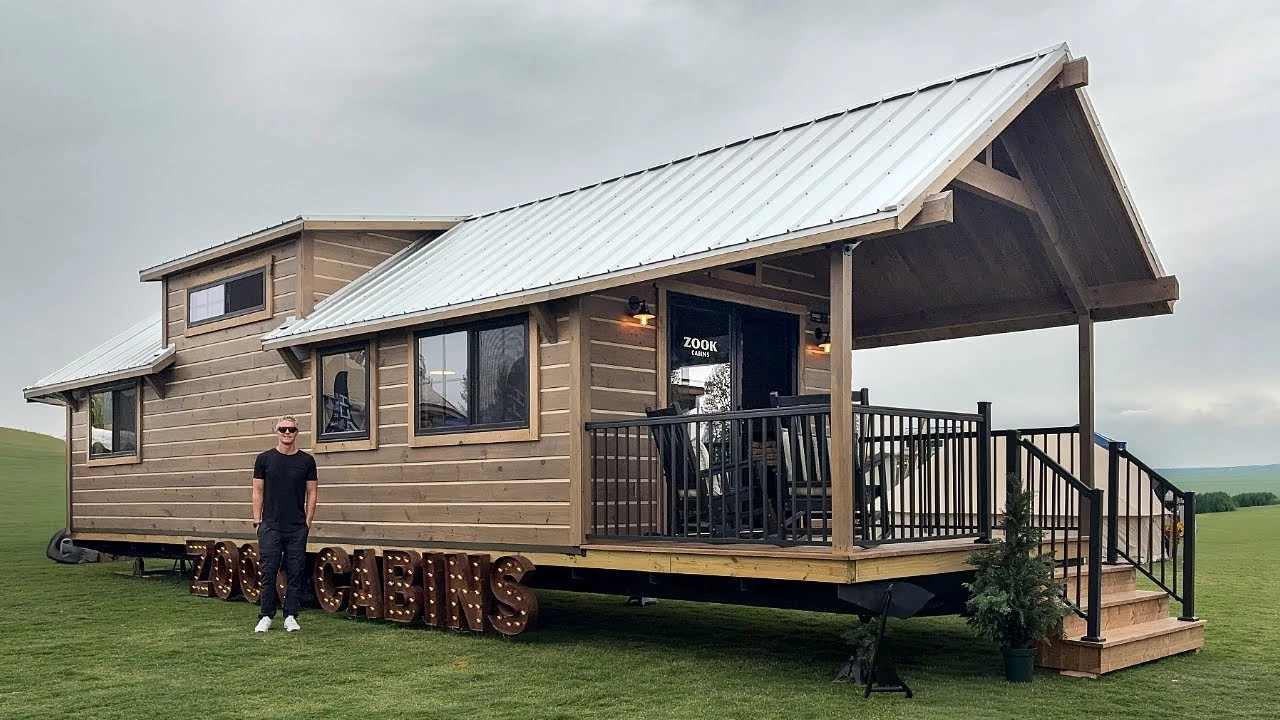 I Found a Rustic Prefab Cottage with 11' Ceilings!, tour by Kerry Tarnow