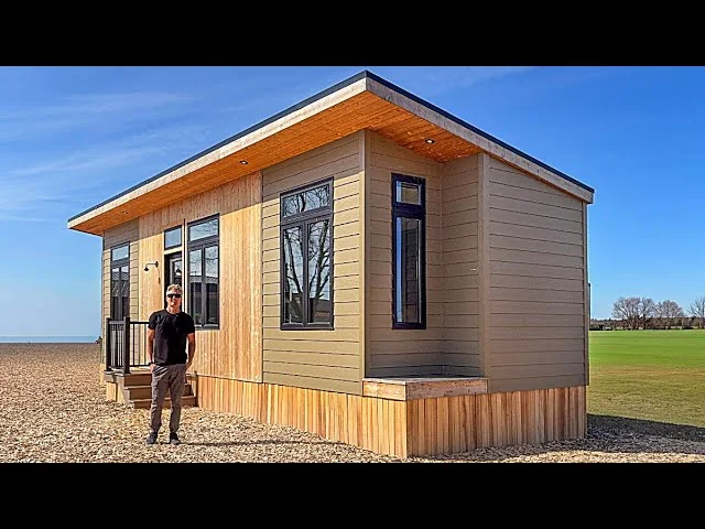 Inside the 400 Sq Ft Prefab Cabin with One of the Smartest Layouts I've Seen!!, tour by Kerry Tarnow