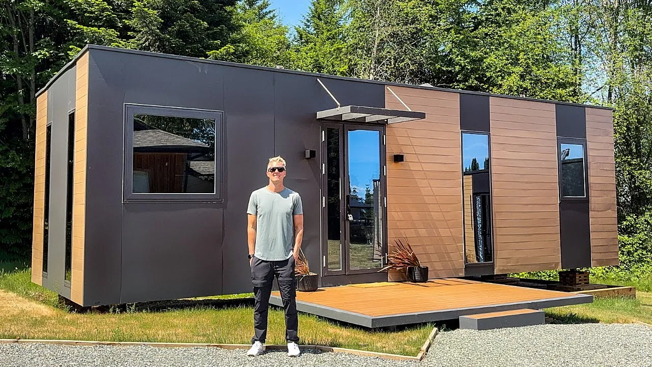 Inside the 495 square foot Prefab Home that's Design Forward and Attainable!, tour by Kerry Tarnow