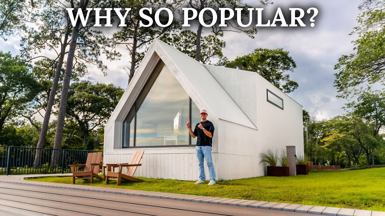 The Most Popular Prefab Tiny House // New Layout, tour by Levi Kelly Tours
