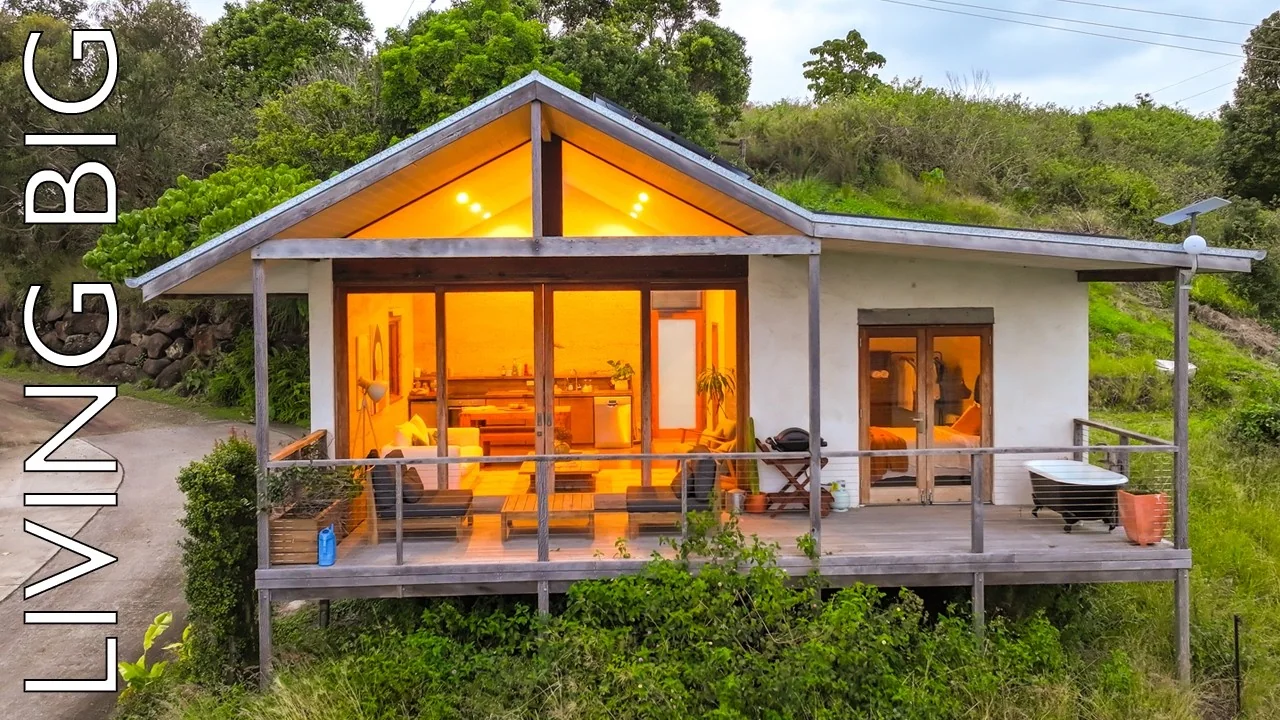 Architect's Hempcrete Home is a Blueprint for Better Building, tour by Living Big In A Tiny House