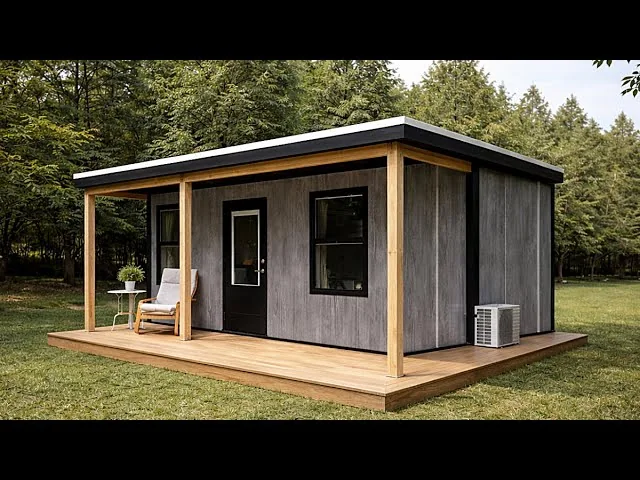 Inside the 750 square foot Prefab Home that Unfolds after Delivery!, tour by Kerry Tarnow