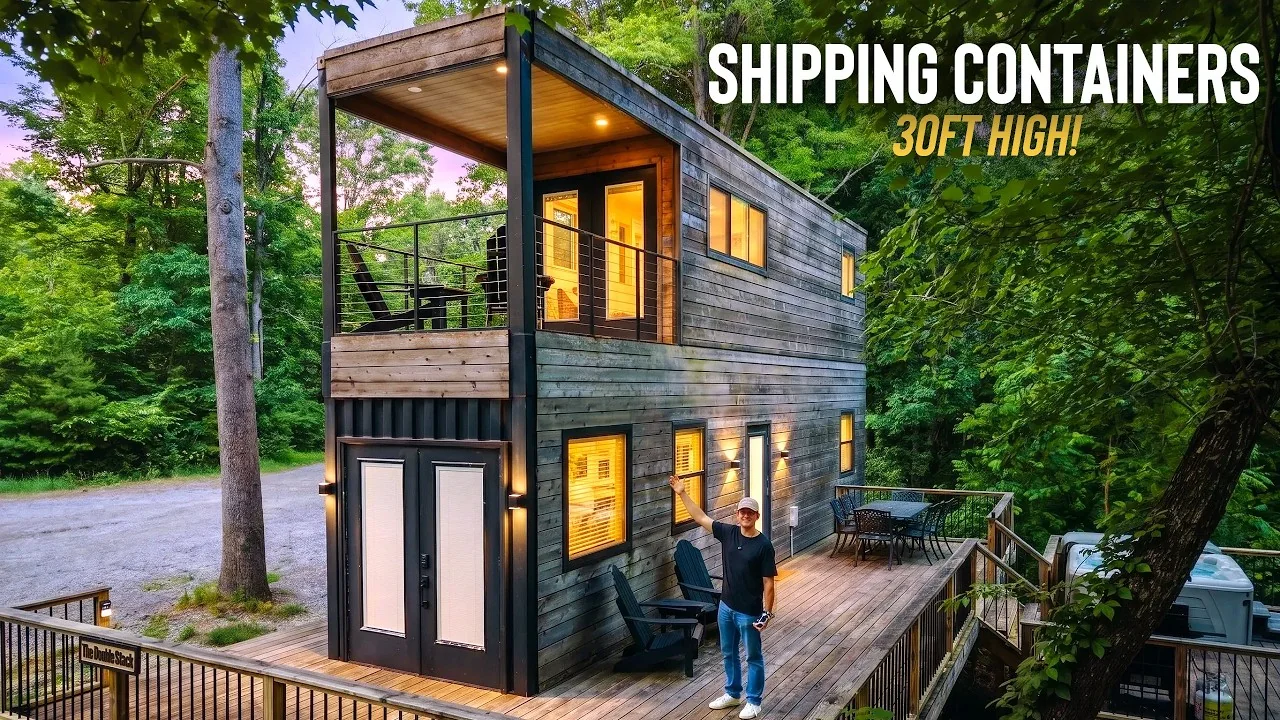 Shipping Container Home Built For A Family! Inside Look, tour by Kerry Tarnow
