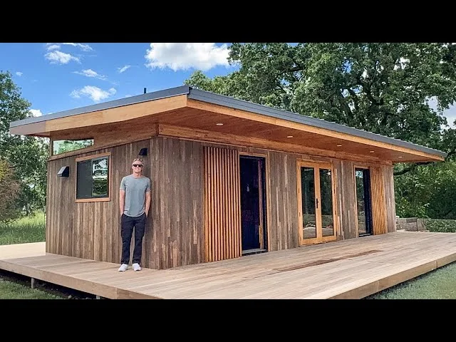 Inside the 400 square foot Prefab Home in use as the Perfect Backyard ADU!!, tour by Kerry Tarnow