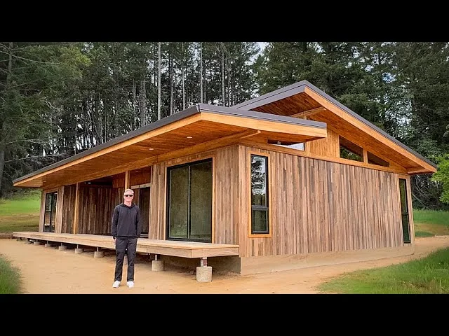 Inside the 1,200 square foot Prefab Home that has 12' Ceilings!!, tour by Kerry Tarnow