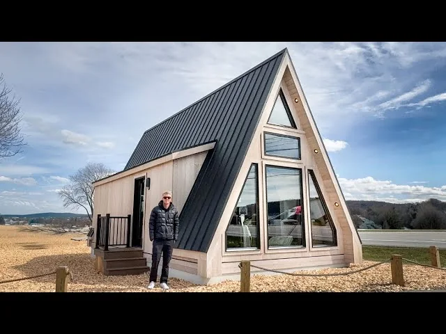 Inside the 470 square foot Prefab Home with Soaring Cathedral Ceilings!!, tour by Kerry Tarnow