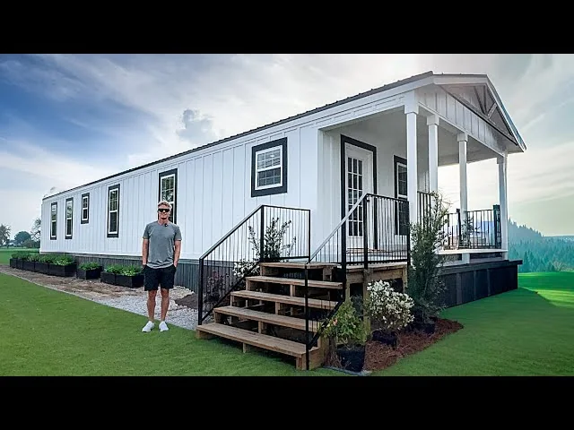 Inside the 990 square foot Prefab Home with a Coastal Cottage Look!!, tour by Kerry Tarnow