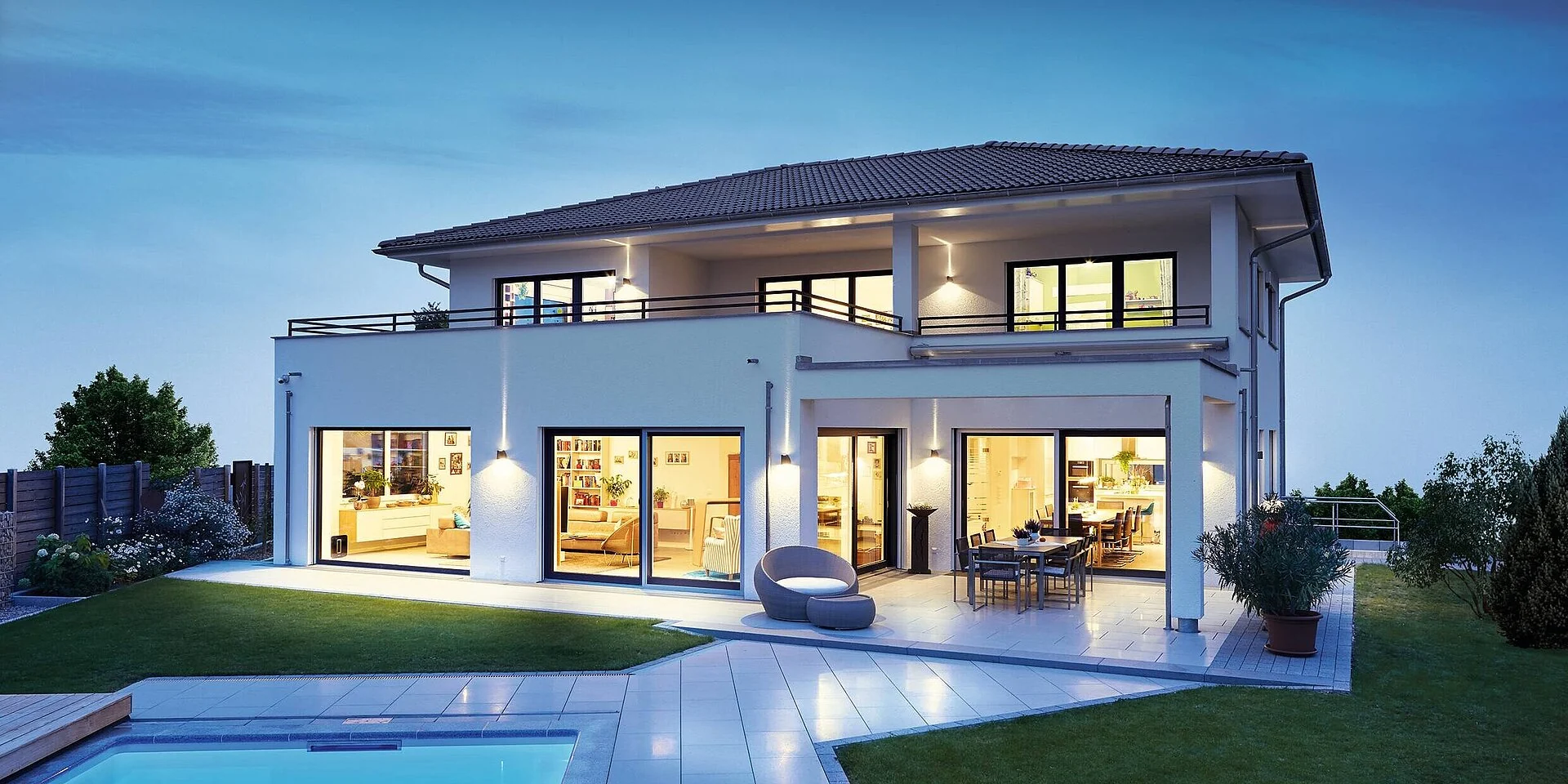 Published WeberHaus contemporary home exterior